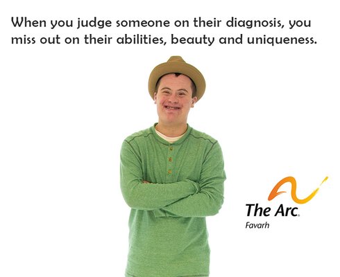 When you judge someone on their diagnosis, you miss out on their abilities, beauty and uniqueness.