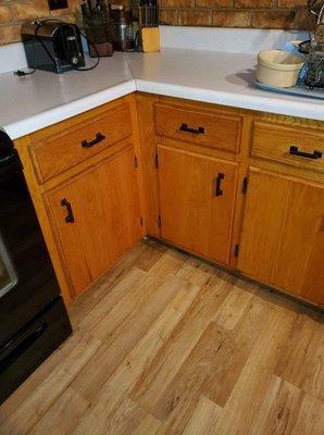 Cabinets after