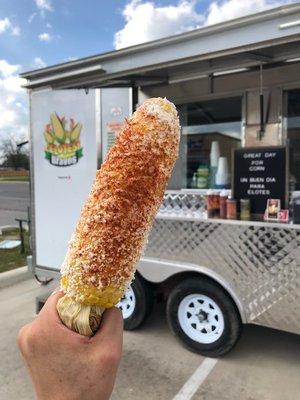 Delicious Roasted Corn!
 Ricos Elotes Rostisados!