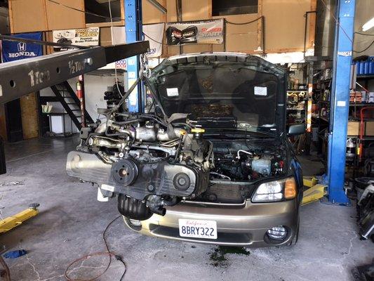 2002 Subaru outback engine replacement