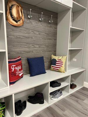 Custom closets and storage organization