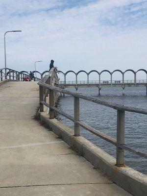 First part of the fishing pier