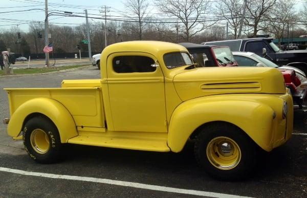 "Tweety" - the shop's iconic 1947 Ford