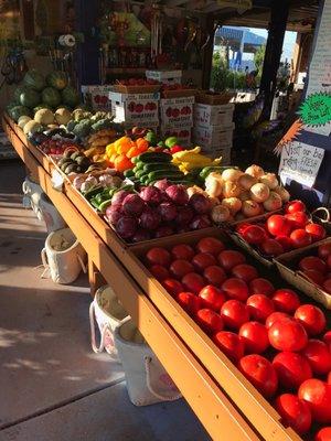 Produce on display