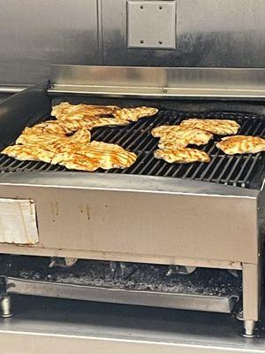 Fresh grilled chicken