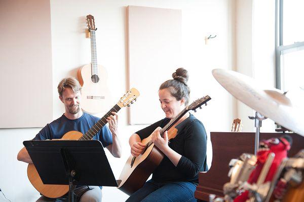 A guitar recital.