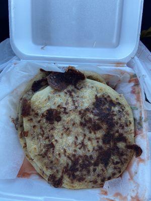 Bean and cheese pupusas