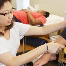 Patient taking therapy in Active Physical Therapy Center Waldorf, MD