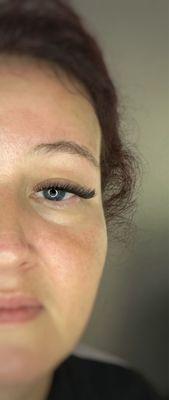 Eyelash extensions, volume