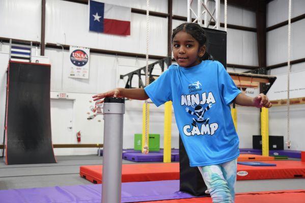 Hit that buzzer at our Ninja summer camp