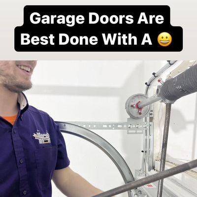 Garage Doors  done in Northeast Ohio with a smile