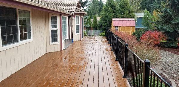 After deck rebuild