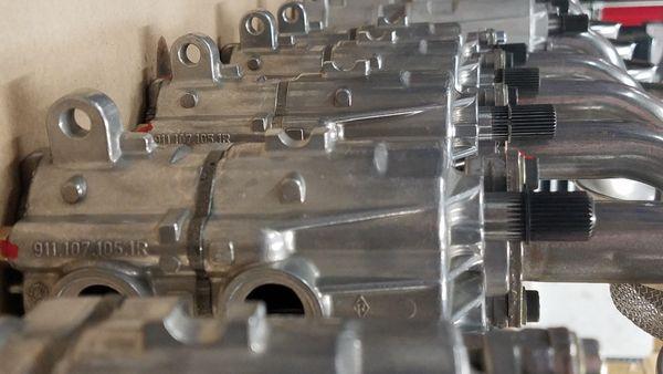 Pumps - ported, polished & ready for packaging