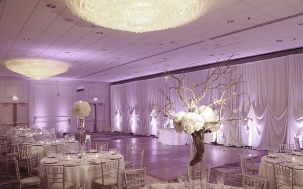 Elegant classic reception setups