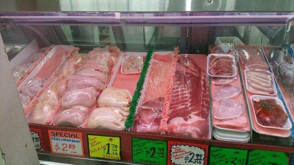 Many cuts of meat