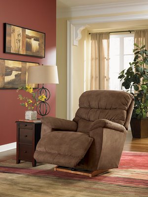 La-Z-Boy Recliners in many styles and hundreds of fabrics!  Available as rocker or wall recliners.