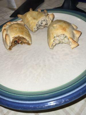 Chicken Classico Empanada Beef Tango Empanada  Chicken and Mushroom