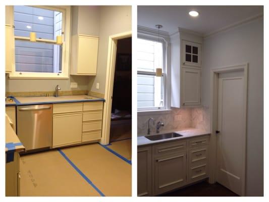 Before & After Kitchen in Marina