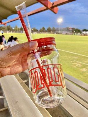 UNLV mason jars for the first 250 fans