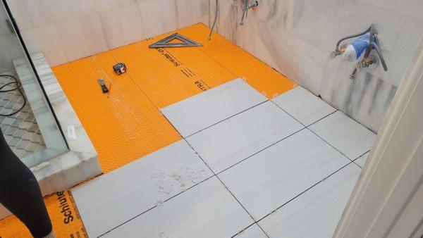 tile installation