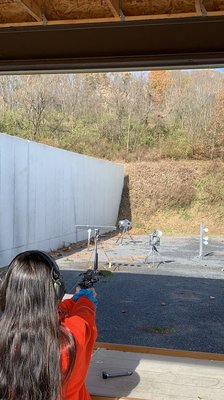 Steel targets for both rimfire and centerfire pistols.