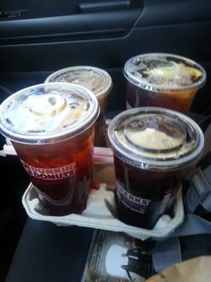 2 teas and 2 coffees less than $7 not a bad deal