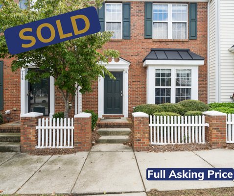 Rock Hill Townhome-SOLD. Full asking price.