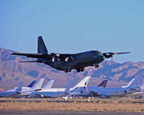 C130 heading out after new paint job