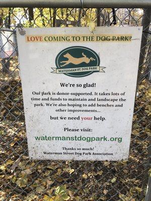 Waterman St Dog Park