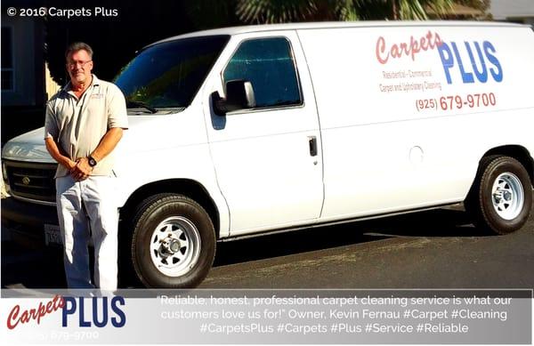 "Reliable, honest, professional carpet cleaning service is what our customers love us for!" Owner, Kevin F. #Carpet #Cleaning #CarpetsPlus