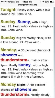 Gordon County forecast