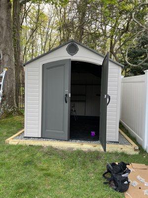 Shed assembly and installation