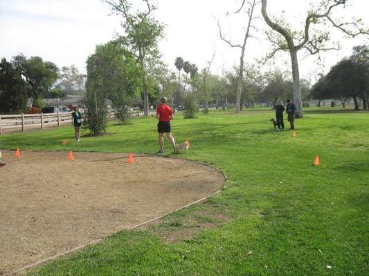 Plenty of room to spread out and practice during class!