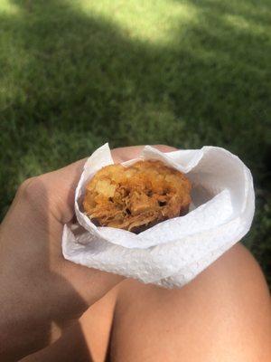 Crab empanada