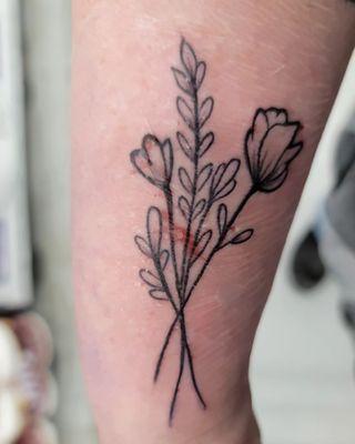 Flash sale tattoo (with second skin covering)