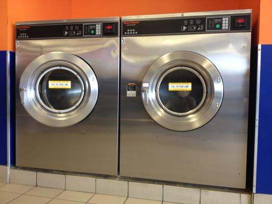 Get IN & OUT with our Jumbo washers; four times the size of a regular washer!