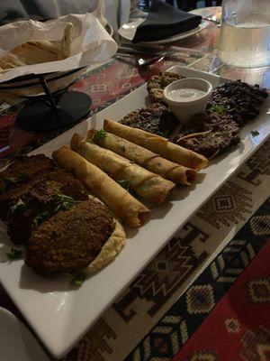 Mixed Hot Appetizers Plate