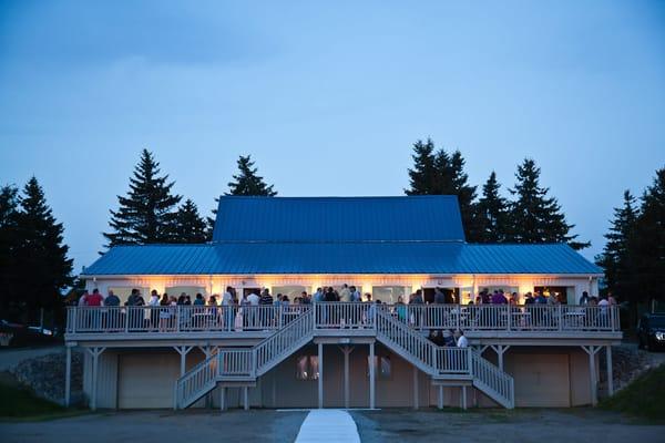 View of the deck overlooking the western horizon.