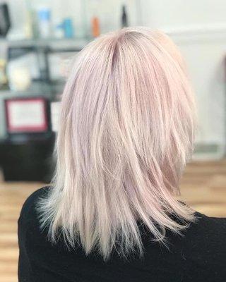 hint of blush blonde