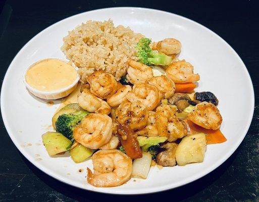 Hibachi with shrimp