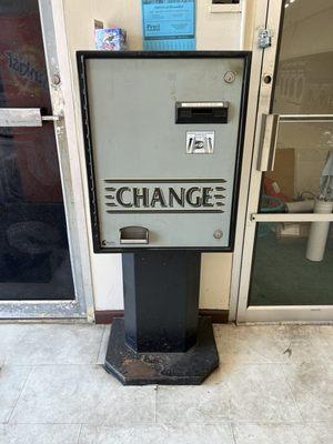 Change machine