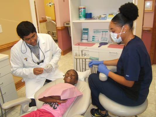 Happy Patient in Dental Chair