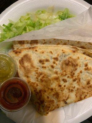 quesadilla grande de fajita