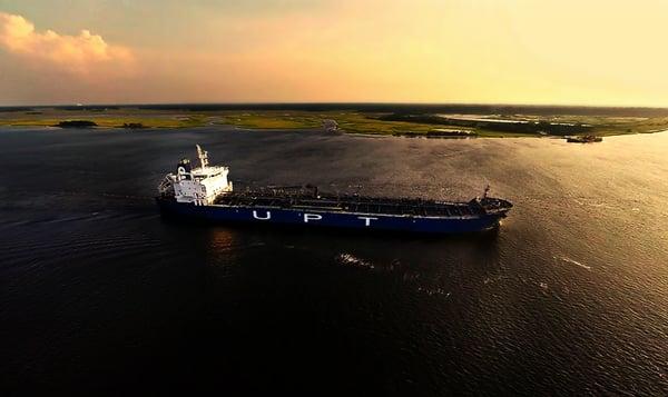 Cargo Vessel in St. Johns River