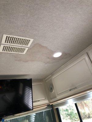 Stain in ceiling