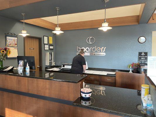 Reception desk