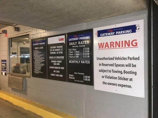 Parking Rates