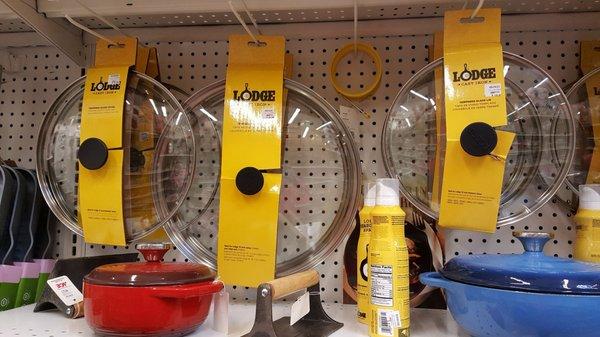 Lids for your cast iron, or any other pan missing its lid.