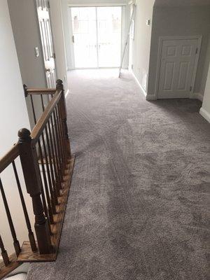 Residential carpet installation