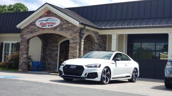 Customer's Audi RS5 after repairs